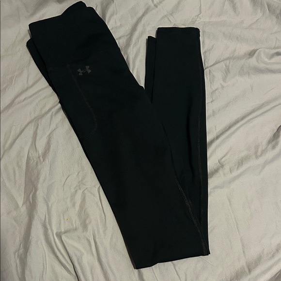 Under Armour Tall Jet Black Active Leggings - Picture 1 of 3